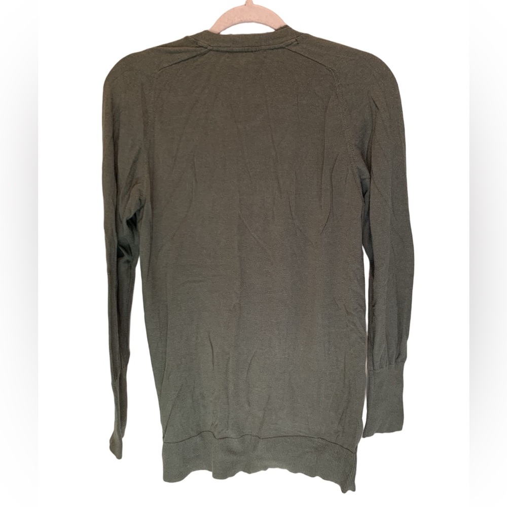 Tommy Bahama olive green button down cardigan. Size S. - Picture 2 of 10